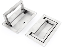 Aexit Hardware Parts Ferragens Para Portas E Fechaduras Puxador De Armário Gabinete 11cm Comprimento Prateado 2 Peças