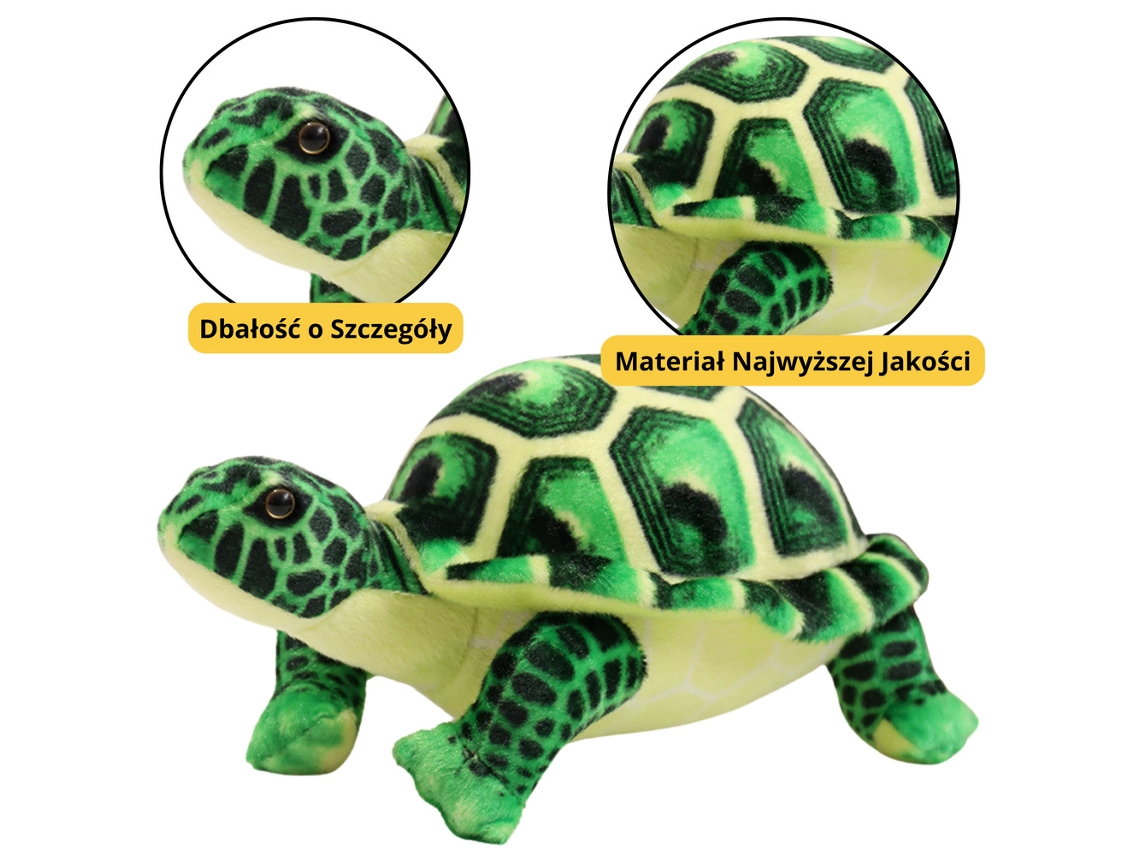 Tartaruga De Pelúcia, Brinquedo De Pelúcia Fofo, Verde, 25 Cm B.active