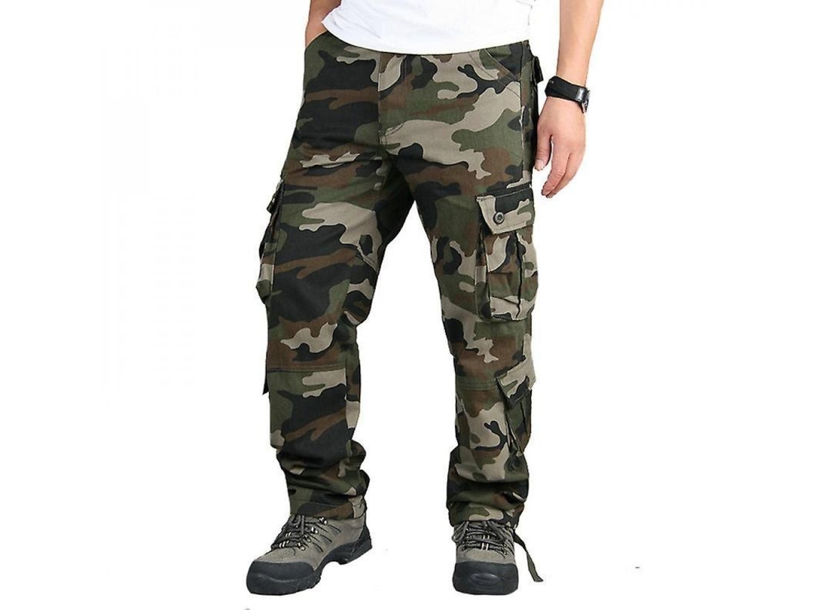 2026 pantalones Cargo Militares Camuflaje Hombre para Trabajo Pesado Y Combate de Ejército Phf 34 Verde Ejército