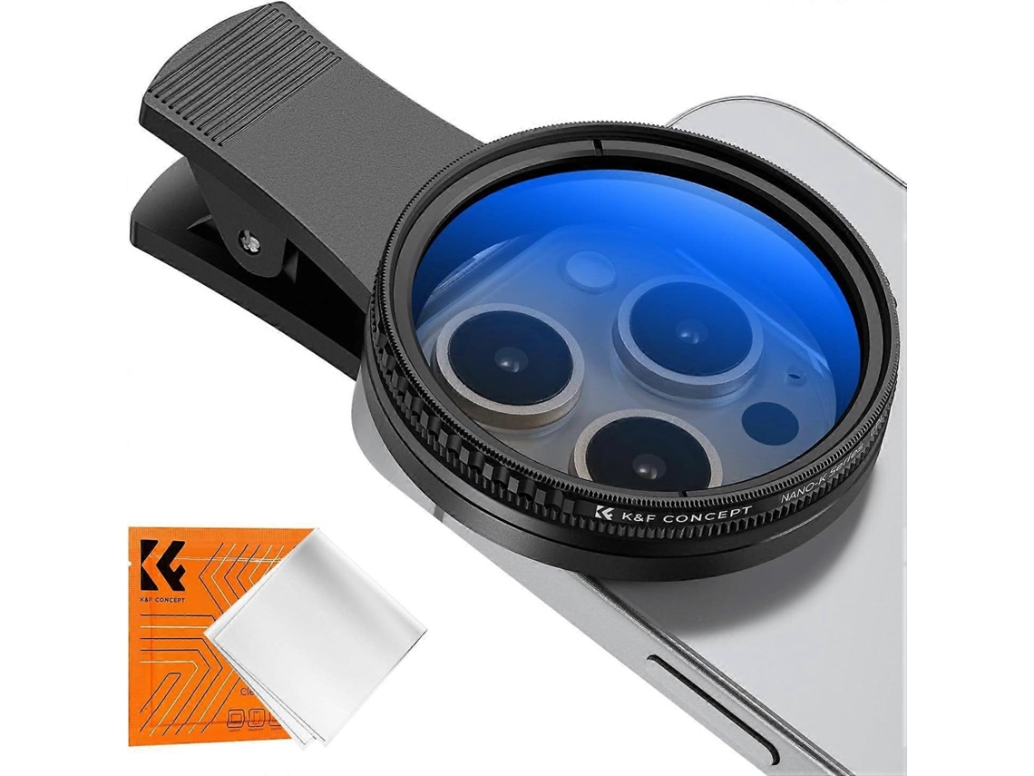 Filtro De Encaixe Concept De 52 Mm, Filtro Polarizador Cpl Para Celular. Aquaforge