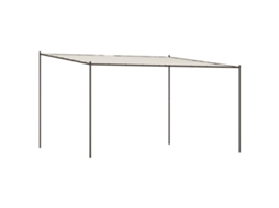 Gazebo VIDAXL Branco Aço (4x4 m)
