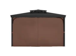 Cortinas Succebuy Para Gazebo Exterior 284 X 284 X 211 Cm, Cor Café
