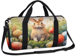 Bolsa Páscoa Aquarela 45x21x23cm Tecido Poliést. S/MARCA