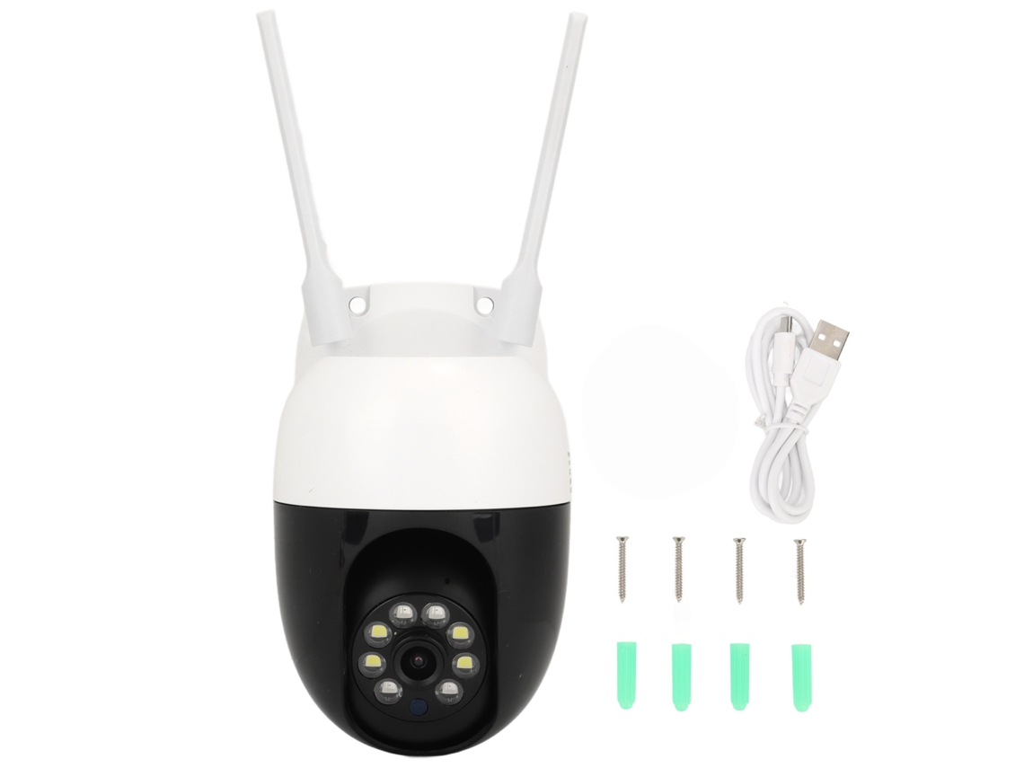 Câmera Sem Fio 1080p Wifi Visão Noturna Detecção de Movimento Áudio Bidirecional Segurança Residencial Eu Plug