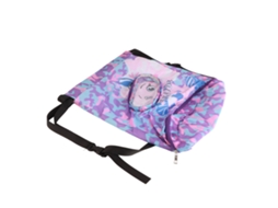 Mochila de Natação Oxford Sereia Roxa Impermeável para Menina