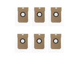 Conjunto De 6 Sacos Para Aspirador Pó Robô Karingbee S7 Omni Acessórios E Peças Reposição Tuotuo