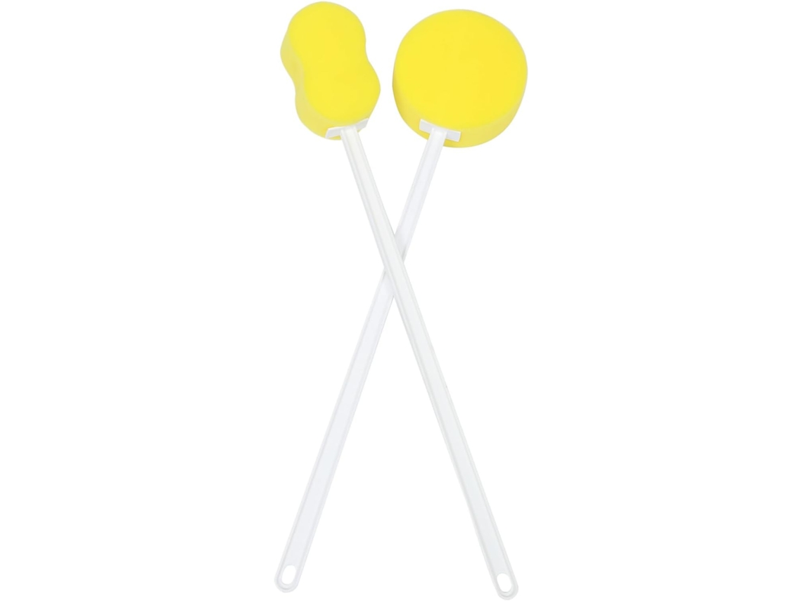 Conjunto De 2 Escovas Limpeza Para Banheiro Com Cabo Longo, Escova De Massagem Para Banho, Conjunto De Escova Para