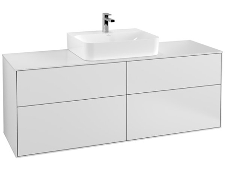 Villeroy Und Boch Finion Móvel de apoio F19100 1600X603X501Mm Abdeckplatte White Matt