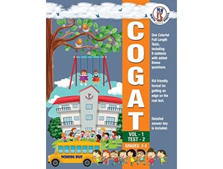Livro CogAT Vol 1 TEST 2 de Gowri M Vemuri (Inglês)