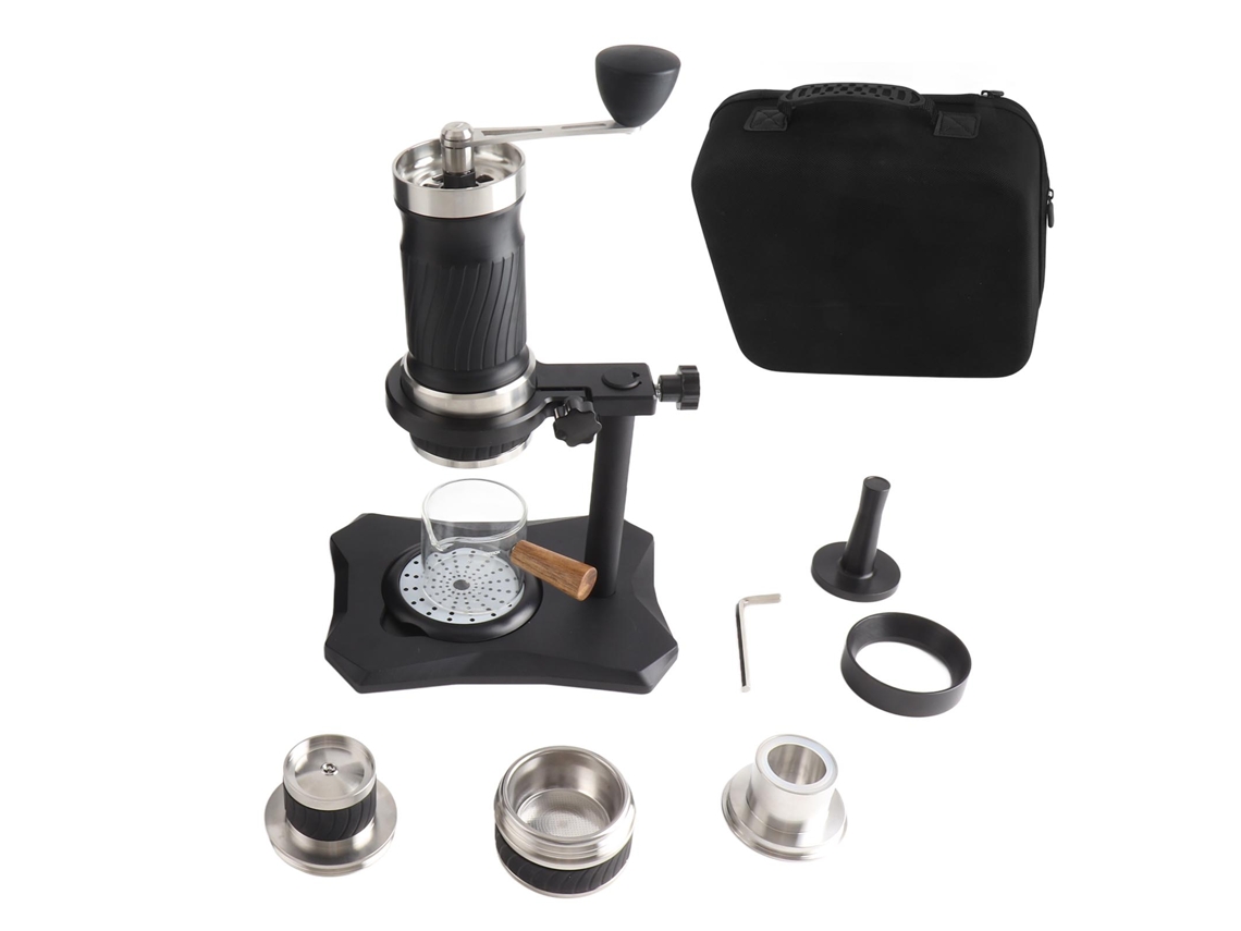 Cafeteira Manual Portátil 9 12bar Pressão Variável Compacta