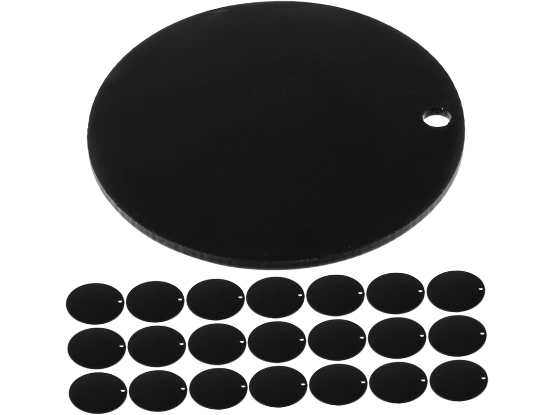 60 Discos Redondos De Acrílico Em Branco Para Decoração, Chaveiros E Pratos Diy (fabricação Por Conta Própria)