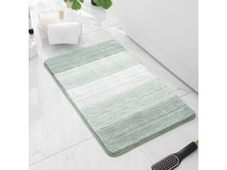 Nova Line tapete de Banheiro Pequeno Microfibra 17x24" (degradê Verde)
