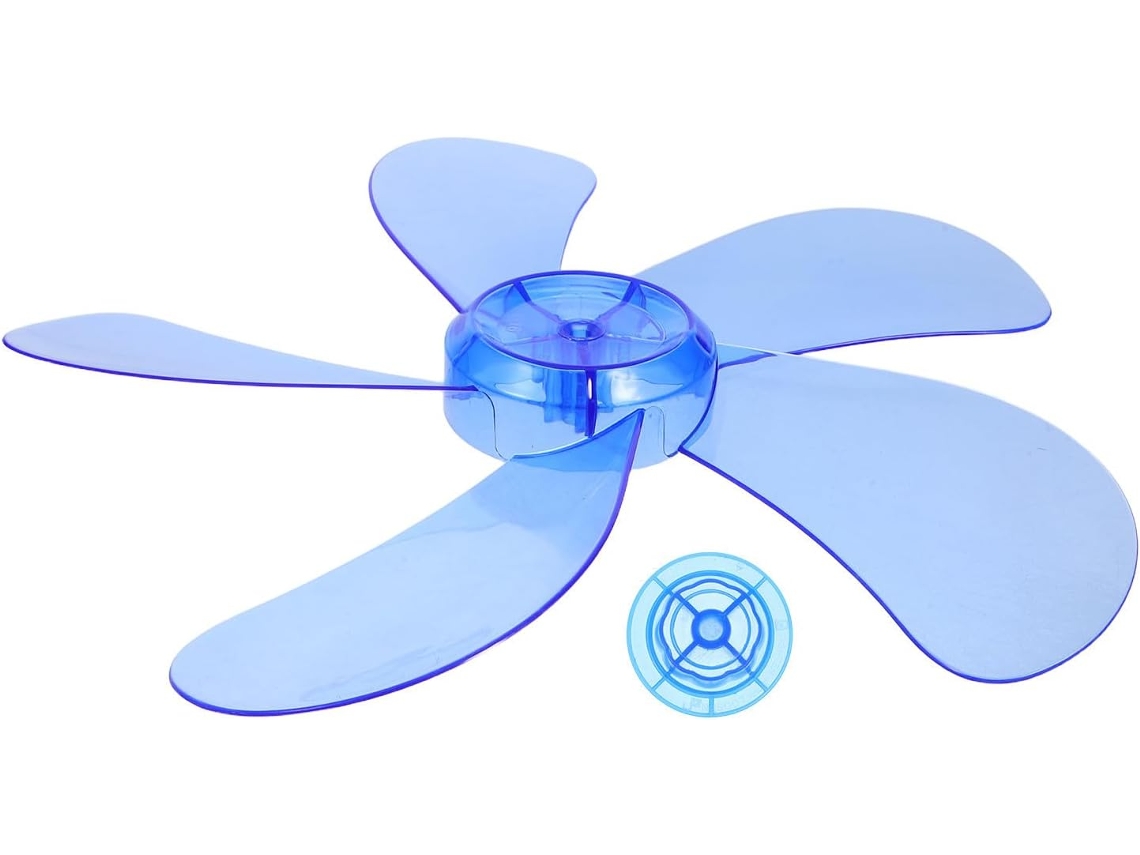 Hélices De Reposição Para Ventilador Industrial, 5 Unidades Em Plástico Azul, 40 Cm