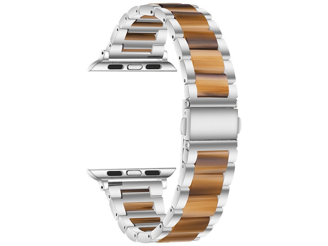 Pulseira Compatível Com Apple Watch, Huawei Gt6, Xiaomi Mi Band 10pro, Redmi Watch 4 5 6-liga Metálica E Resina