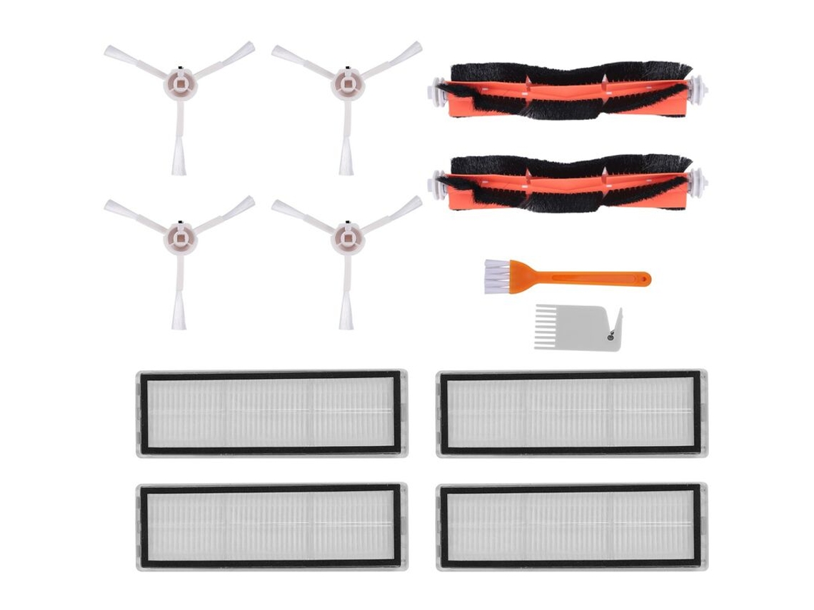 Conjunto de 10 Escovas Principais, Escovas Laterais e Filtros para Aspirador Robô 1c Stytj01zhm, Peças e Acessórios a BRILVIBERA