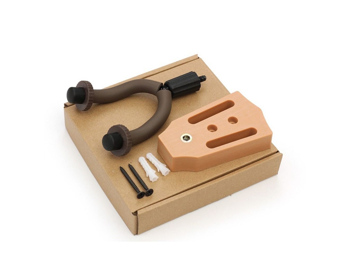 Suporte para Guitarra Gancho para Guitarra 03 03 Marrom Claro AQUAFORGE