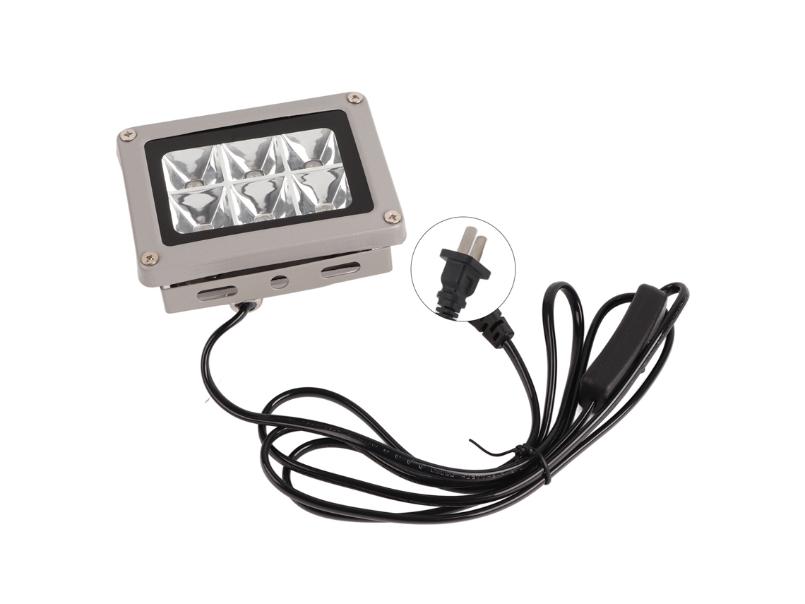 Lâmpada de Cura Uv 405nm 6w para Resina 3d, Ip65, Rápida, Alumínio, Portátil, Us Plug | S/MARCA