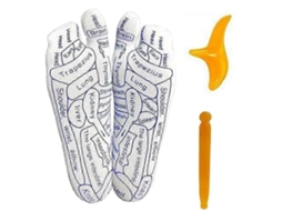 Meias De Massagem Nos Pés Com Pontos De Pressão De Reflexologia