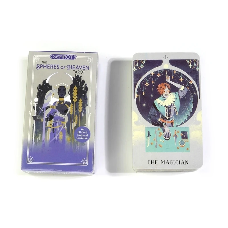 Cartas de Tarô Oráculo "reino Celestial" Mais Vendidas Cartas para Jogo de Entretenimento Casual MDUG