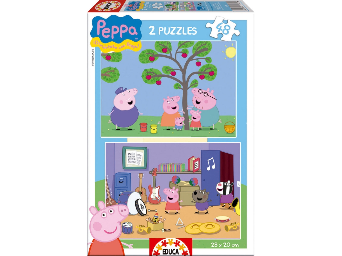 Puzzle Peppa Pig 2x48pcs