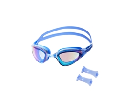 Óculos de Natação, Anti imma, Proteção Uv, Azul/ Arco íris AQUAFORGE