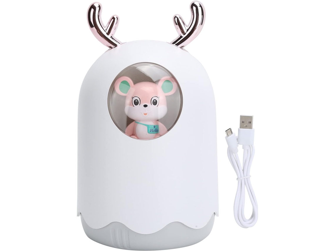 Umidificador Com Luz Ambiente Colorida, Mini Difusor Usb, Nano Silencioso Para Casa