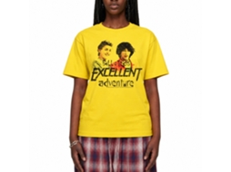 Rockinstone Bill And Ted Dudes Solid Yellow Adult T-shirt Size:xxxl