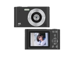 Nova Câmara Digital Retro 4k De Entrada Com Sensor Ccd, Ãtima Opção Para Oferecer Preta Cartão De Memória De 32 Gb Leitor De Cartões Sfushos
