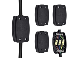 Caixa De Junção 4 Peças Em Polipropileno, Caixa De Conexão Reutilizável Para Cabos Elétricos, Conector Para Dispositivos Elétricos (13a 250v)