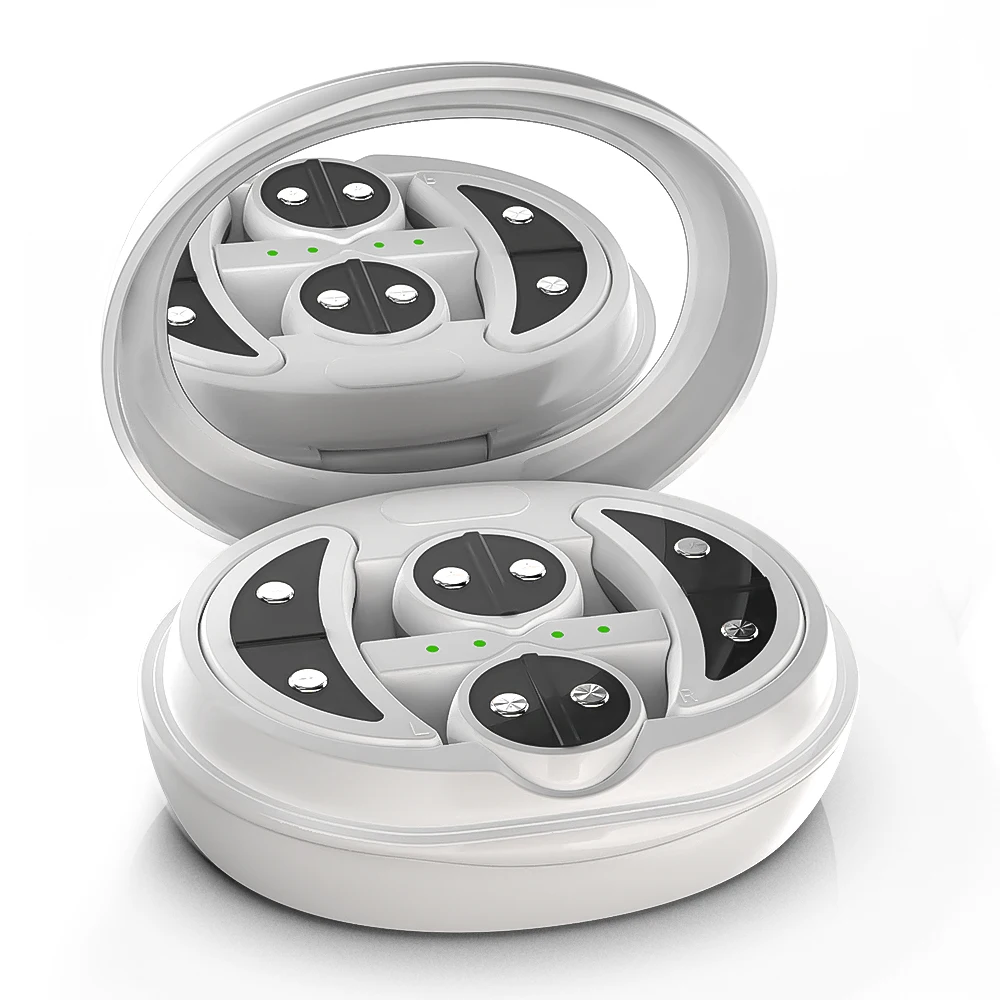 Massageador Elétrico Facial E Para Os Olhos (branco), Terapia Com Luz Vermelha, Aparelho De Beleza Com Terapia Infravermelha