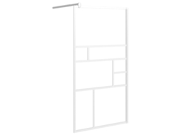 Divisória de Chuveiro 115x195 Cm Vidro Esg Branco MAISON EXCLUSIVE