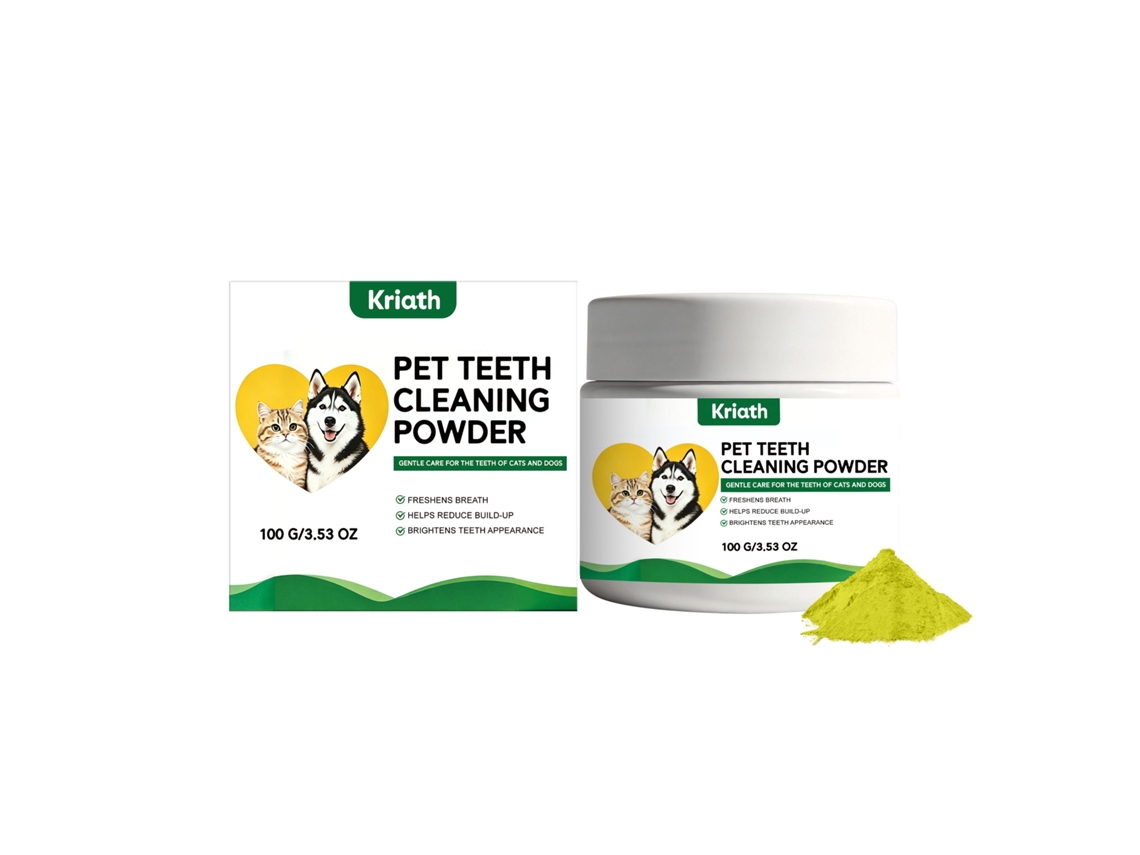 Pó Limpeza Dental Pets Kriath Manchas Suave