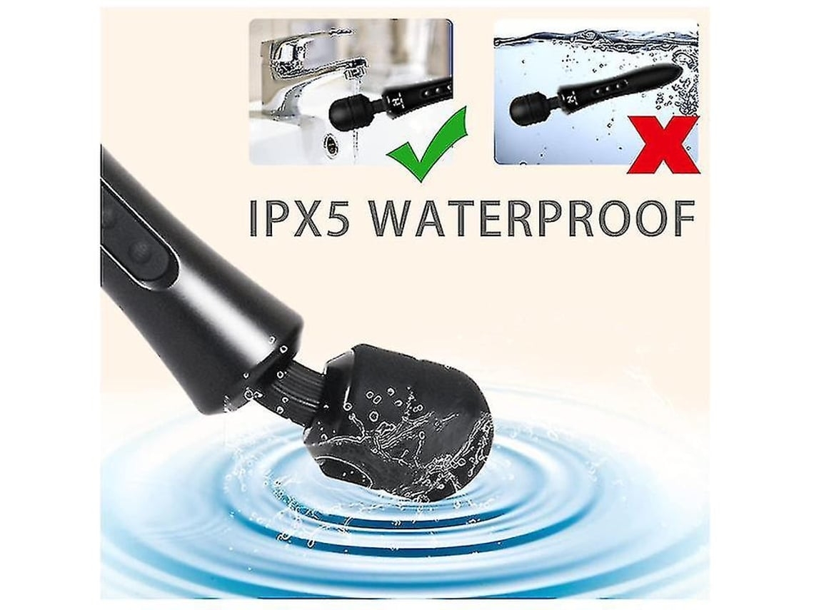 Chronus Super Poderoso Massageador Pessoal Sem Fio Para Tecidos Profundos Para Costas Pescoço Ombro Braços Pernas Usb Recarregável Vledary