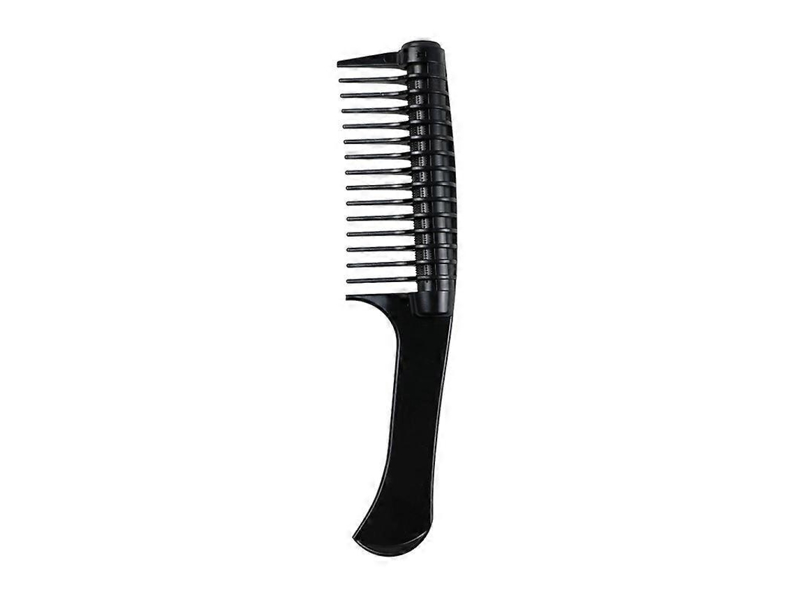 Pente Desembaraçador Com Rolo Embutido, Pente Profissional Para Tingimento De Cabelo, Pente Para Cuidados Diários Com Os Cabelos Jinyubo Store (preto)