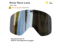 Óculos de esqui com lente polarizada de camada dupla magnética, proteção UV400 contra quedas, ideais para esqui e snowboard, óculos de esqui para uso doméstico e feminino.