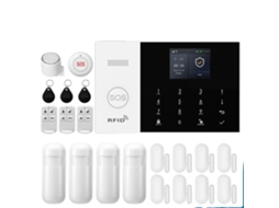 Sistema De Alarme Inteligente, Controle Mã³vel, Sensores De Detecã§ã£o De Movimento, E, Plugue Eu Oem