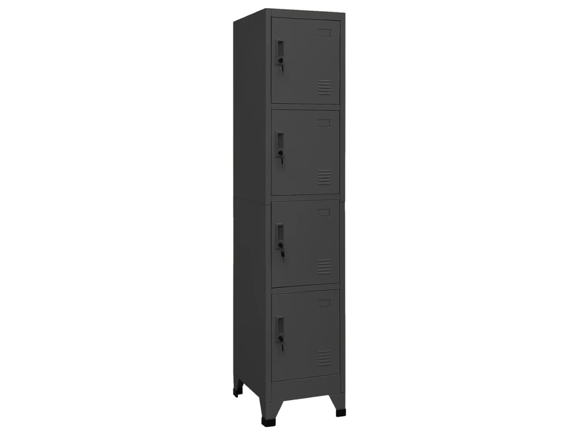 Vidaxl Cacifo 38x45x180 Cm Aço Antracite