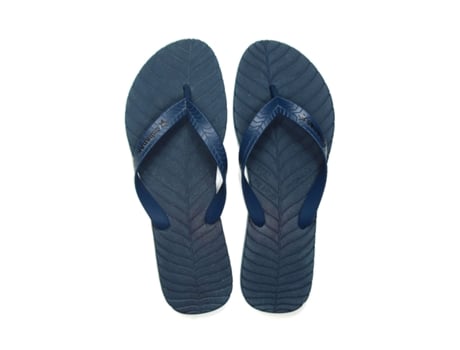 Chinelos De Homem Cubanas Marinho Tworzywo Sztuczne Azul (41.5)