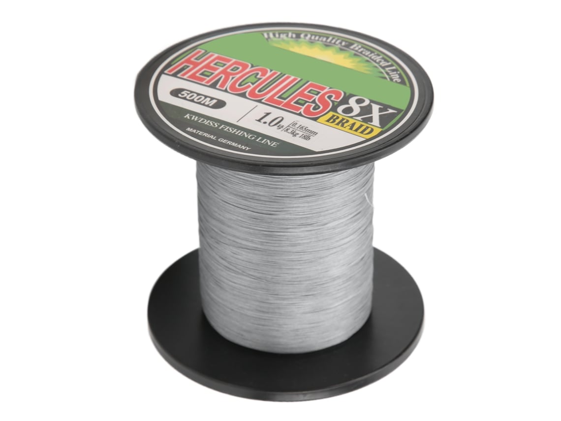 Linha de Pesca Carp 500m Resistente À Corrosão Cinza