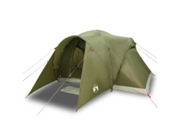 Family Tent, Family Tents Vidaxl Verde Poliéster (375 X 225 X 176 Cm)