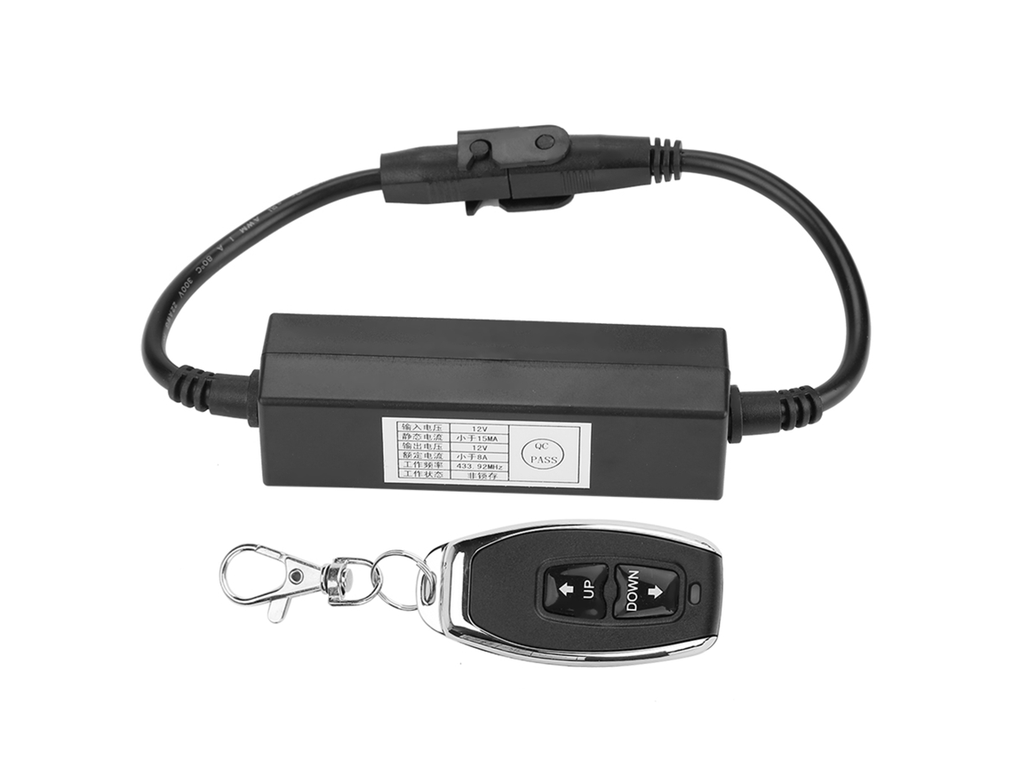 Atuador Linear De 12 V Cc Com Controle Remoto Sem Fio E Interruptor Dpdt Para Avanço Reversão