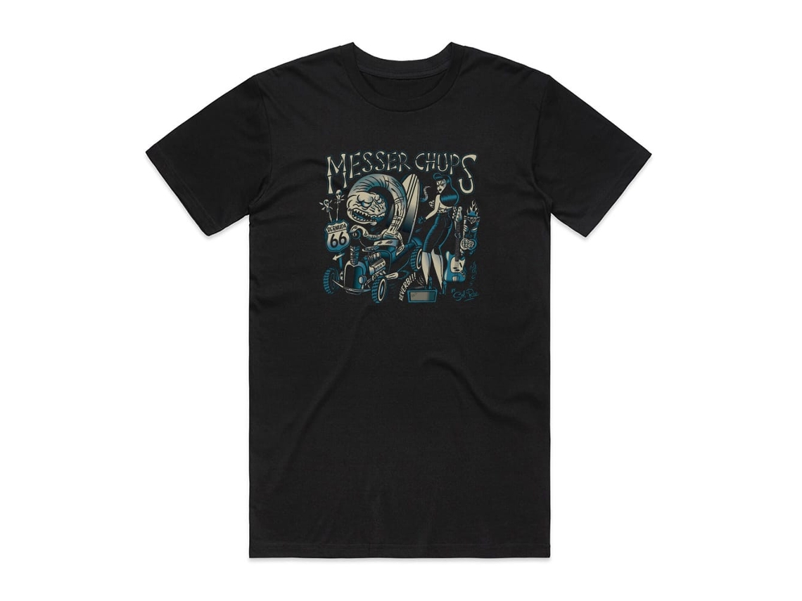 Messer Chups Bermuda 66 1 Album Cover T-shirt Black Rockinstonesize-xxl