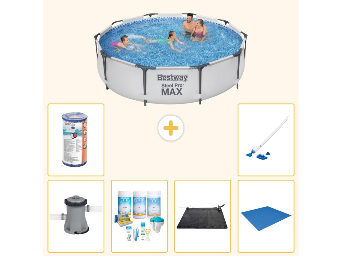 Bestway Piscina Bestway Steel Pro Max Redonda - 305x76 Cm - 7-peças S22134