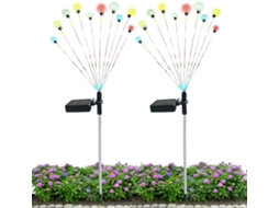 Luzes Solares De Jardim, Cordão De Luzes Solares Externas Com 10 Leds Luzes Decorativas De Vaga Lu Gokoco