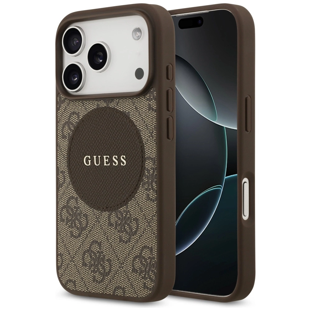 Capa Guess 4g Circle Classic Logo Para Iphone 7 Pro Magsafe De Luxo