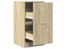 Apothecary Cabinet, Apothecary Cabinets Vidaxl Marrom Madeira Processada (40 X 41 X 77.5 Cm)