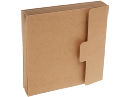 20 Envelopes Carrées Em Papel Kraft 20x20 Cm Resistentes E Polivalentes Para Convites, Estoque De Objetos
