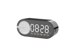 Despertador com Alto falante Bluetooth MDUG sem fio (branco)