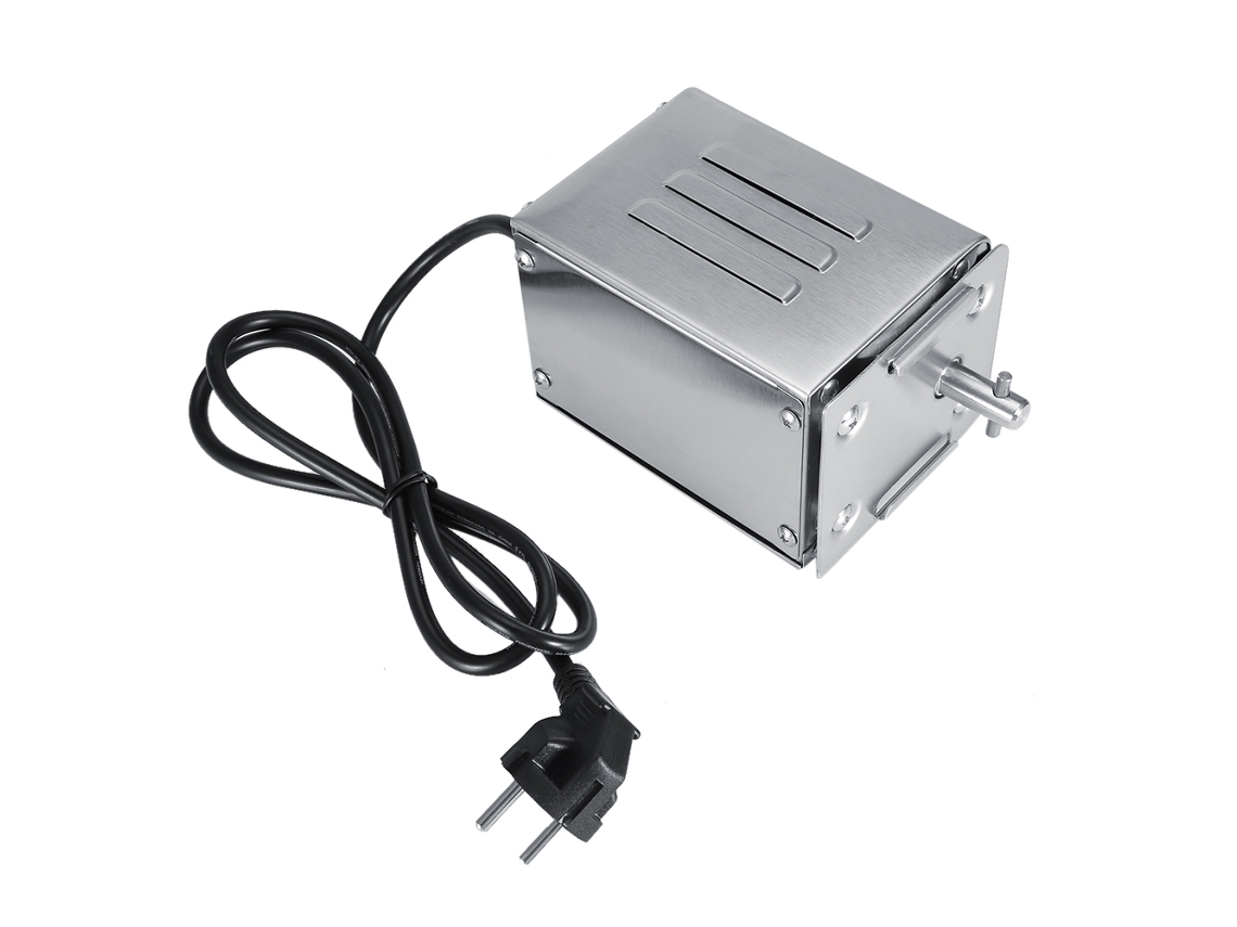 Motor Elétrico para Espeto Giratório em Aço Inoxidável AQUAFORGE