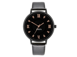 Relógios de casal para homem e mulher, pulseira de couro elegante, couro preto.